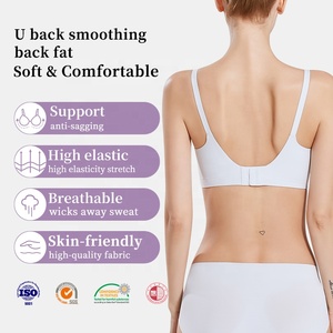 Fournisseur OEM Soutien-gorge d'allaitement respirant pour femmes en grande taille sans couture à ouverture au niveau du mamelon pour femmes enceintes - Product Image 6