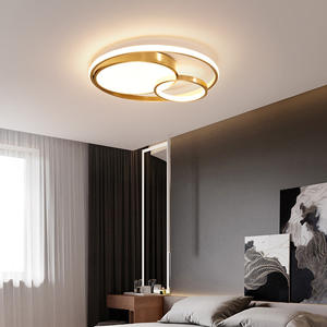 Hot Sale Minimalist Geometric Round Lamp Gold Modern Acrylic Ring <b>Led</b> Ceiling <b>Light</b> <b>for</b> <b>Living</b> <b>Room</b> - Product Image 4
