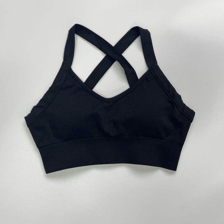 Soutien-gorge dos croisé noir