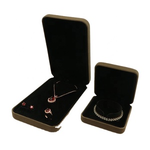 Factory In Stock High-end Velvet Wedding Gift Box Luxury Jewelry Box Jewelry Packaging Boxes
