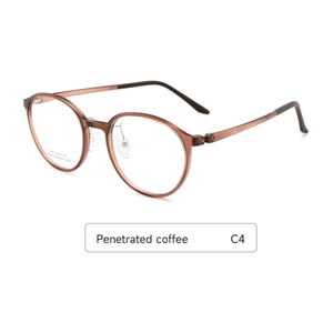 Óculos <span class=keywords><strong>Ultem</strong></span> com Armação Redonda, Contorno Suave e Textura Refinada para Combinação Diária Sem Esforço - Product Image 4