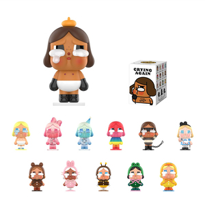 Figurines d'action en PVC Labubu PopMart Crybaby Crying Again Series, boîtes mystère avec designs aléatoires, objets de collection incontournables - Product Image 2