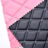 Cuir de voiture floqué imperméable personnalisé 1.2mm cuir synthétique artificiel en PVC pour revêtement de siège de voiture
