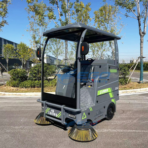 Sleek Mall Street Sweeper Deposit Relies on Clever Road Sweeper Robot, un robot barredor de calles inteligente y fiable, vehículo eléctrico auxiliar para la limpieza de suelos. - Product Image 1