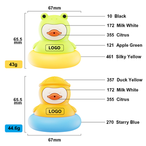 Juguetes de Baño de Silicona con Forma de Pato OEM/ODM, Juguetes de Silicona para Piscina con Forma de Rana, Juguetes de <span class=keywords><strong>Bañera</strong></span> con Rociador de Agua para Bebés - Product Image 2