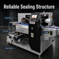 Machine d'emballage horizontale intelligente pour savon et serviettes, machine d'emballage automatique haute vitesse pour produits en forme de coussin, exportation