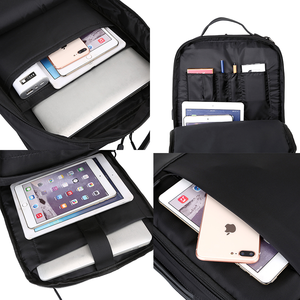 Zaino per Laptop da Viaggio Impermeabile di Alta Qualità con Apertura a 180 Gradi, Borsa a Tracolla Convertibile con Porta USB - Product Image 5