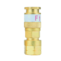 Raccord rapide pour gaz combustible, usiné CNC, pour chauffage puissant, de grande usine, à prix compétitif, pour tuyau de 1/2 pouce, classe 70 mm de longueur, fabriqué en Chine