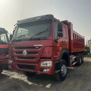 SINOTRUK HOWO Red right-hand drive 6*4 high-performance dump truck dump truck assembled new vehicle 371HP