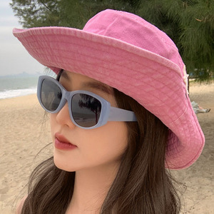 Gafas de Sol para mujer en estilo occidental; Gafas de alta gama para caras redondas con un broche callejero; <span class=keywords><strong>Sweet</strong></span> Girl Sung - Product Image 2