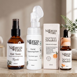 Tónico Capilar y Equilibrio para el Cuero Cabelludo y la Piel, Espuma Limpiadora Facial y Suero Facial - Product Image 2