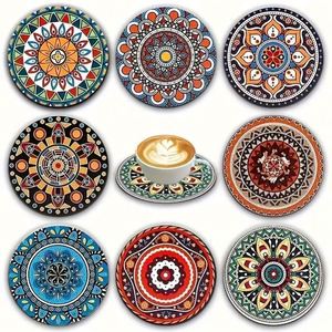 Sous-verres ethniques modernes, lot de 8 - Product Image 6
