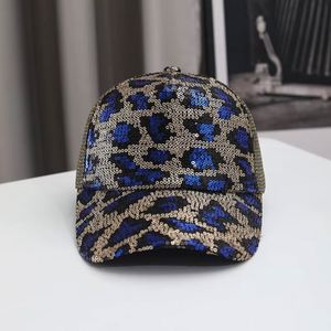 New Spring Summer Dobby Image Leopard Print Baseball Net Hat Fashionable Men Women Outdoor Breathable Adjustable <b>Sunscreen</b> Cap - Product Image 2