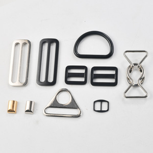 Boucles en alliage de zinc plaqué pour vêtements, boucles de ceinture décoratives durables, types double figure huit - Product Image 1