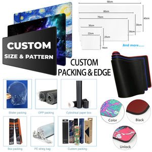 Alfombrilla de Ratón Grande y Extendida para Oficina, Diseño de Hojas de Arce Verdes, Personalizable, para Juegos - Product Image 6