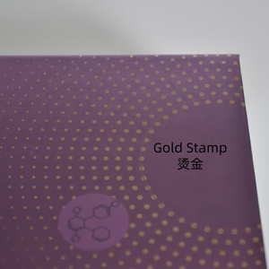 Scatole Regalo per Cosmetici Personalizzate in Serie con Raffinata Stampa in Oro e <span class=keywords><strong>Processo</strong></span> di Rivestimento UV - Product Image 5