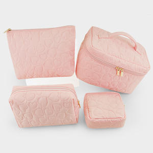 Bolsa de Cosméticos Ultraligera, Impermeable y Transpirable con Diseño Geométrico de Poliéster Abierto, Estilo Fresco y Lindo, Venta al por Mayor de Fábrica - Product Image 5