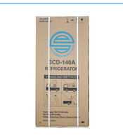 Réfrigérateur à double porte 110V 140L Double température Dégivrage automatique Niveau d'efficacité énergétique 1 pour les appareils électriques marins