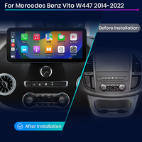 Radio de Coche Junsun de 12.3 Pulgadas con CarPlay Inalámbrico y Android Auto para Mercedes Benz Vito W447 2014-2022, Sistemas Inteligentes, Autoradio