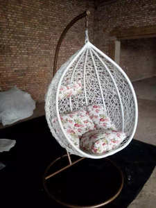 Offre Spéciale nouveau design extérieur oeuf <span class=keywords><strong>suspendu</strong></span> chaise rotin patio balançoires-siège <span class=keywords><strong>unique</strong></span> oeuf forme balançoire chaise pour cour et hôtel - Product Image 2