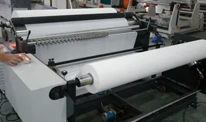 Non Woven Fabric Slitting Machine Automatic Non Woven Roll To Roll Cutting Machine