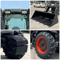 Tracteur agricole multifonctionnel de marque, 100 CV, 4 roues motrices, boîte de vitesses automatique, pompe à engrenages