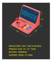 Manette de jeu d'arcade de 9 pouces, console de jeu vidéo, manette de jeu, contrôleur de jeu, prend en charge la sortie haute définition HDMI-out
