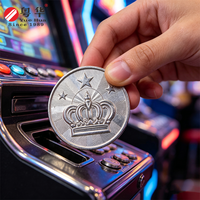 Jetons en acier inoxydable de 25 mm pour machine de jeu d'arcade