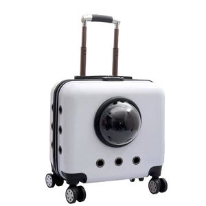 Baolujie Pet Carrier Yellow Breathable Travel Case With <b>Wheels</b> For Dogs And <b>Cats</b> - Product Image 5