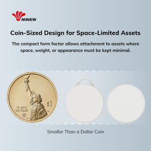 Traceur d'actifs sans fil pour suivi en intérieur, Balise à faible consommation d'énergie, Balise iBeacon BLE la plus petite, Étiquettes d'actifs - Product Image 5