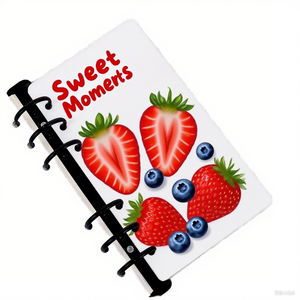 Hot-bán tùy chỉnh A6 da xoắn ốc máy tính xách tay 100 sheets Loose-Leaf ràng buộc cho sinh viên hoặc làm việc Nhật Ký - Product Image 1