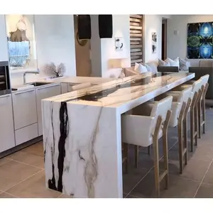 Prefab Worktops Counter Top Home Panda White Marble Kitchen Countertops