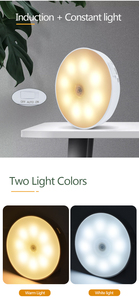 Motion Sensor Light Indoor Battery Operated LED Closet <strong>Night</strong> Light 3M Adhesive Magnetic for Hallway Closet Wireless Sensor <strong>Night</strong> - Product Image 6