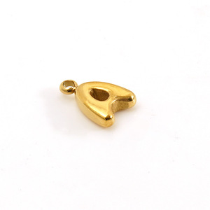 ZOGXIN Stainless Steel Letter Pendant 18K Gold Plated Alphabet Charm For DIY Jewelry Necklace Bracelet Making Accessories - Product Image 5