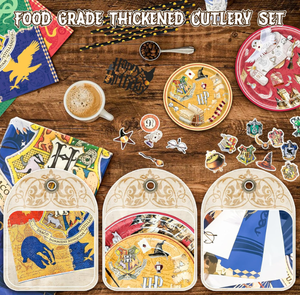 Articoli per Festa di Compleanno a Tema Harry Potter: Piatti, Bicchieri, Tovaglioli, Striscioni, Decorazioni per Cupcake, Decorazioni per Torte, Tovaglia, Palloncini Stampati con Elio - Product Image 3