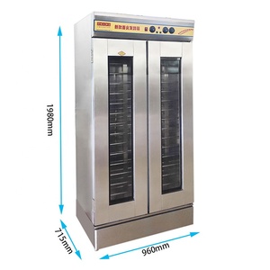 Máy Làm Bánh Mì Công Nghiệp Thiết Bị Làm Bánh Nhà Bếp Thương Mại 16 Khay Lên Men Bánh Mì Để Bán - Product Image 2