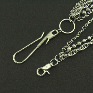 2026 Hot Selling Personalized Simple Design Men's Pants <b>Chain</b> Multi Layer Alloy <b>Waist</b> Hanging <b>Chain</b> Fashion Jewelry Wholesale - Product Image 3