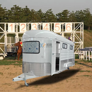 Remorque Économique de Luxe pour 2 Chevaux avec Chargement Double Angle et Chariots Flottants – Produit à Bas Prix - Product Image 1