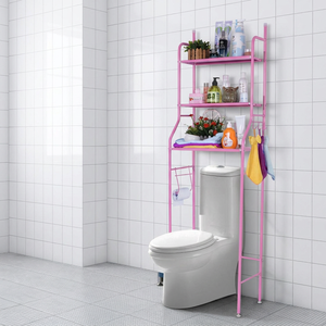 Estantes Metálicos para Baño de 3 Niveles, sin Necesidad de Taladrar, Organizadores Multiusos para Inodoros - Product Image 1
