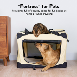 Air Approved Soft Dog <b>Crate</b> Soft Sided Folding Travel Pet Carrier Bag <b>Foldable</b> Pet Kennel Accept Customized Size Dog <b>Crate</b> - Product Image 5