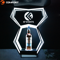 Présentoir LED VIP personnalisé pour bouteilles avec logo sur mesure et service OEM, éclairage multicolore pour discothèque, bar et soirée