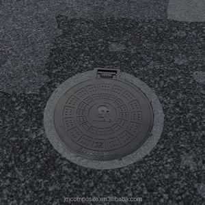 <span class=keywords><strong>FRP</strong></span> 600mm 복합재 맨홀 뚜껑 D400 180도 힌지형 도난 방지 맨홀 뚜껑 프레임 - Product Image 5