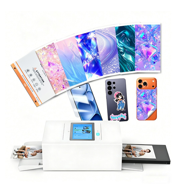 Fonlyu 3-in-1 Smart Mobile Phone Skin DIY Sticker Printer & Cutter Machine Unlocked Unlimited Screen Protector Cutting Plotter