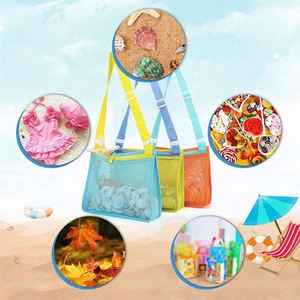 BSCI Factory Boys and Girls <b>Swimming</b> Accessories Kids Shell Storage Bag Beach <b>Toy</b> Mesh Bag - Product Image 3