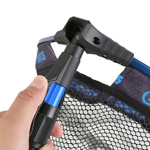 Épuisette de pêche télescopique pliable <span class=keywords><strong>en</strong></span> nylon de 102,5 cm (36*30 cm) à 3 sections pour la pêche <span class=keywords><strong>en</strong></span> <span class=keywords><strong>mer</strong></span> et la pêche à la mouche - Product Image 2