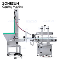Zonesun ZS-XG21 Automatische T-Kurk Snap On Deksel Gin Wijn Whisky Liquor Druk Op Fles Aftopping Persmachine Voor eetbare Olie