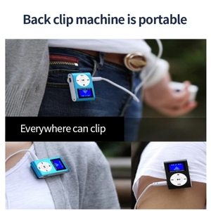 Mini Lettore <span class=keywords><strong>MP3</strong></span> in Metallo con Schermo, 128M+ Auricolari+Cavo, USB 1.1/2.0, Batteria 90mAh, Omaggio Incluso - Product Image 6