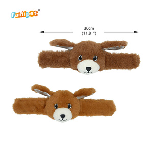 Famipet Fabricante, Nuevo Diseño Personalizado, Peluche Suave de Animal, Brazalete de Peluche para Abrazar, Pulsera de Muñeca para Niños - Product Image 2
