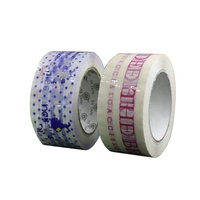 Logo personnalisé d'usine imprimé clair fragile en plastique OPP ruban d'emballage rouleau jumbo de marque Bopp emballage papier adhésif et film
