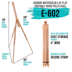 Giá Trưng Bày Để Bàn, Giá Vẽ Bằng Vải Bố Họa Sĩ, Giá Đỡ Ba Chân Bằng Gỗ Beechwood Cho Trẻ Em Giá Vẽ Tranh - Product Image 2